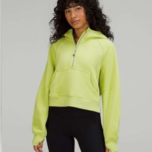 Lululemon Scuba Oversized Half-Zip Hoodie in Wasabi